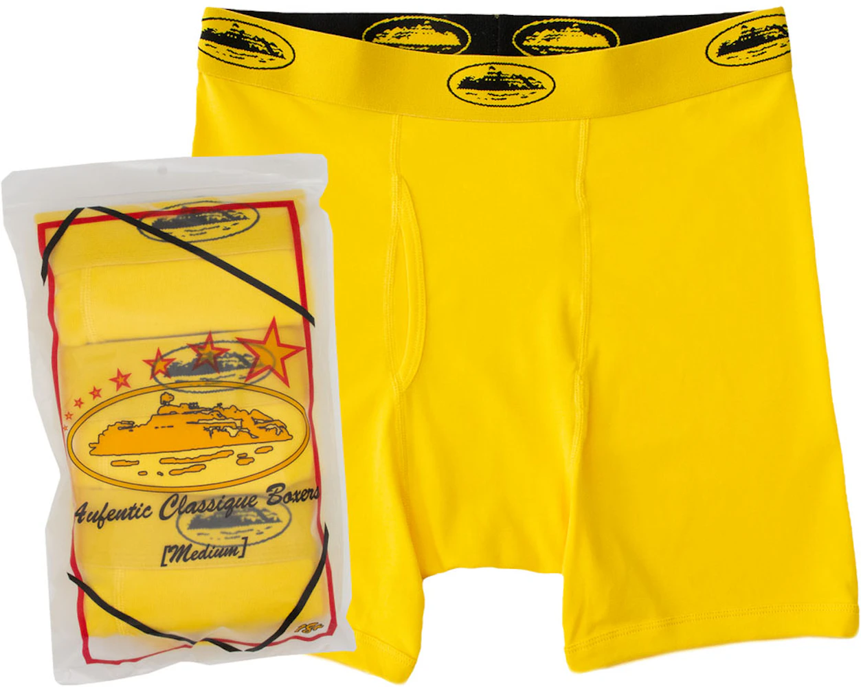 yellow boxers