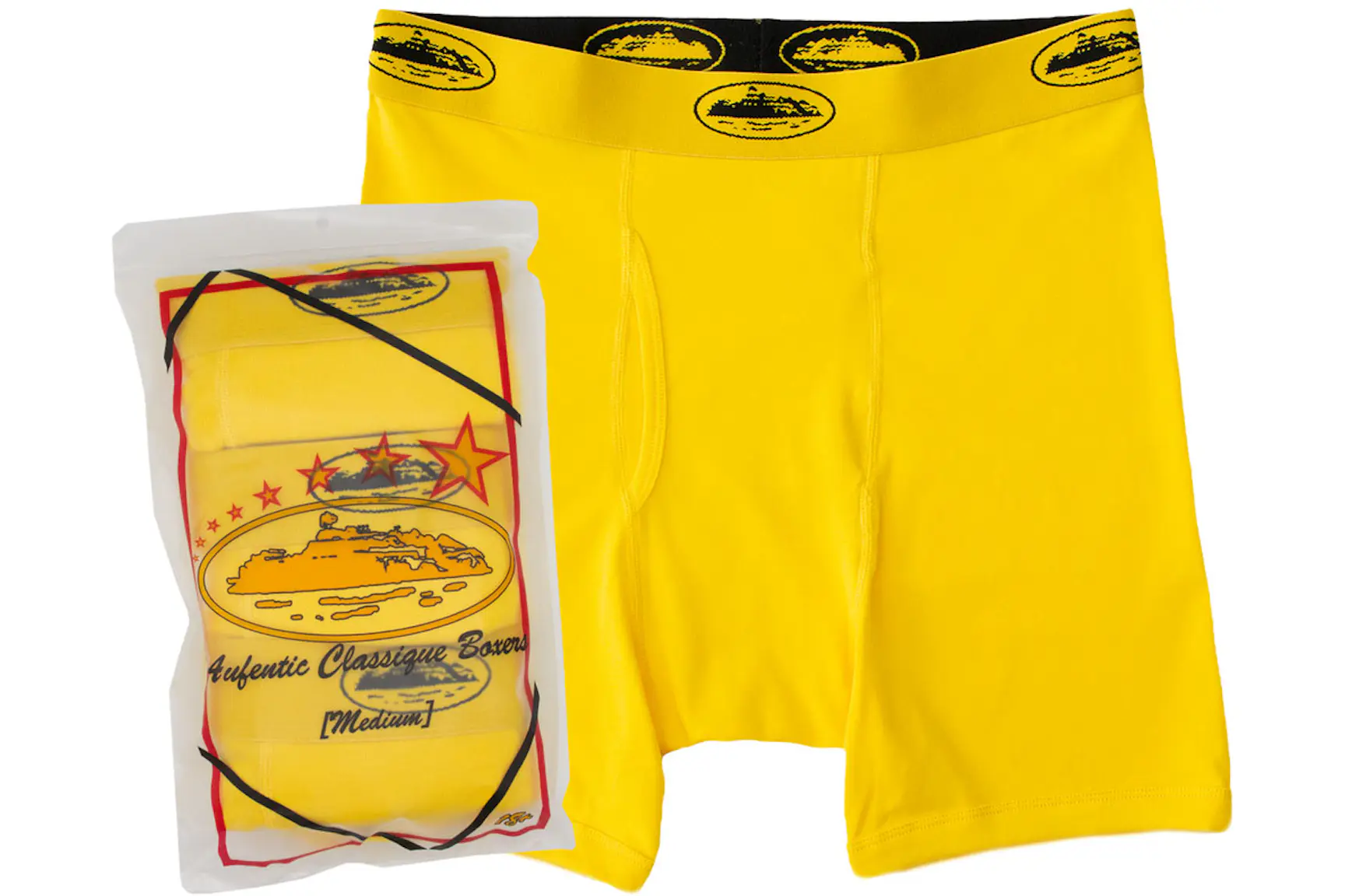 Corteiz Alc Boxers (3 Pack) Yellow - SS22 - CN