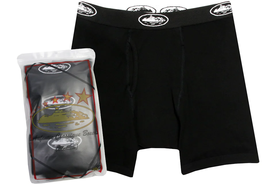 Corteiz Alcatraz Boxers (3 Pack) Black