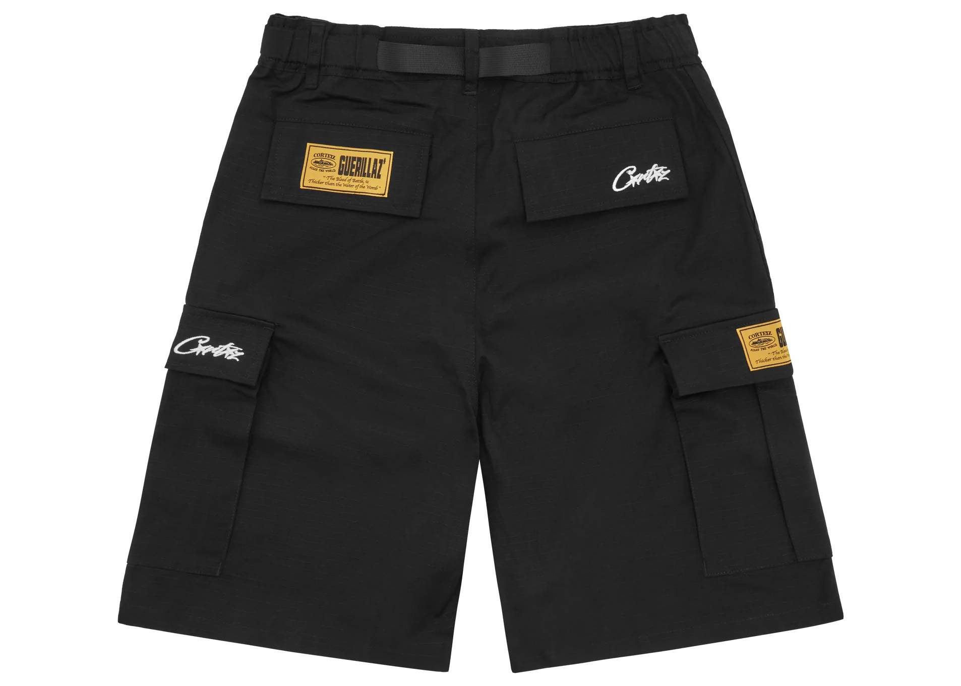 Corteiz Alcatraz Cargo Shorts Black Men's - SS23 - US
