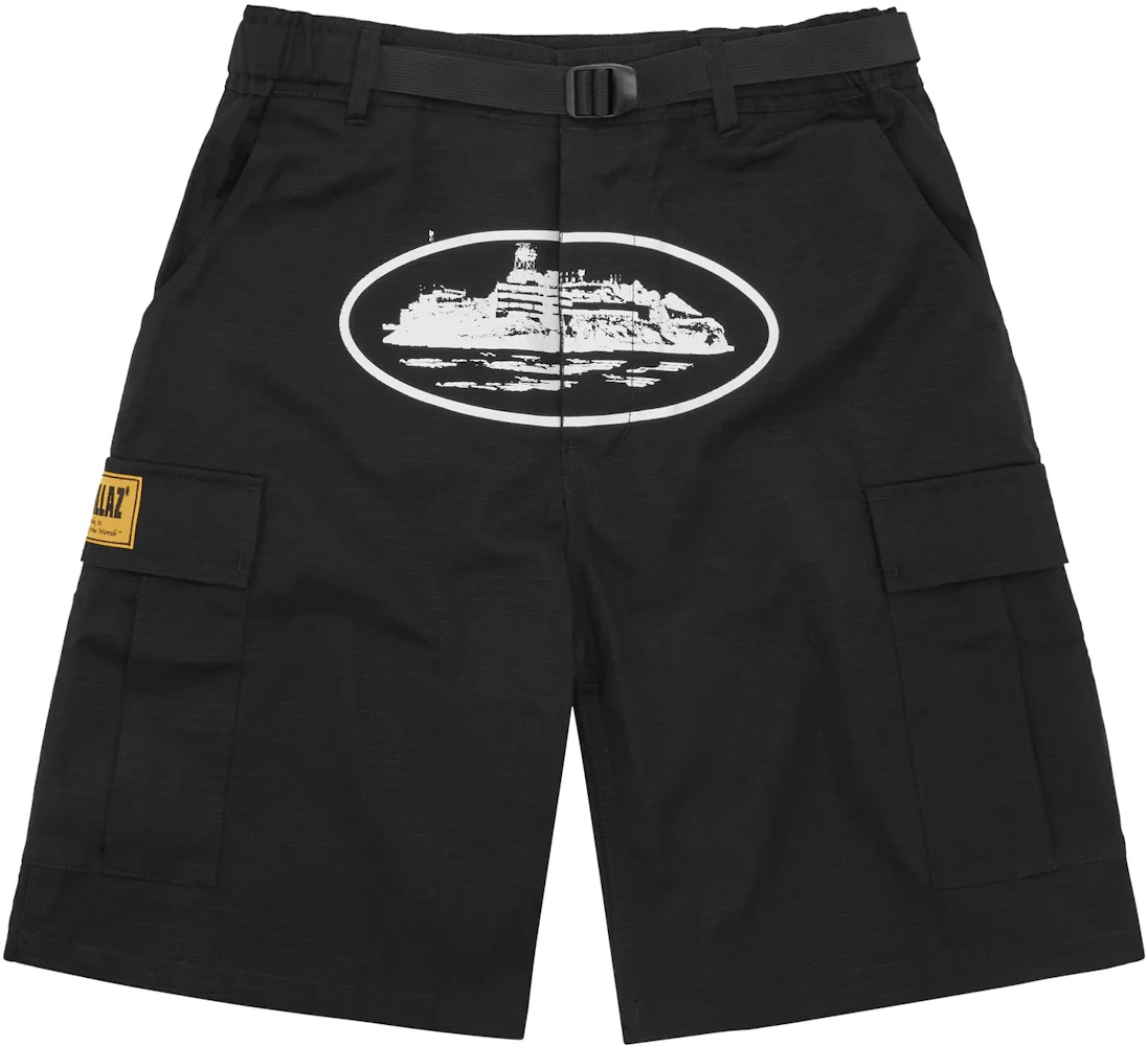 Pantalones cortos Corteiz Alcatraz Cargo en negro Hombre - SS23 - ES