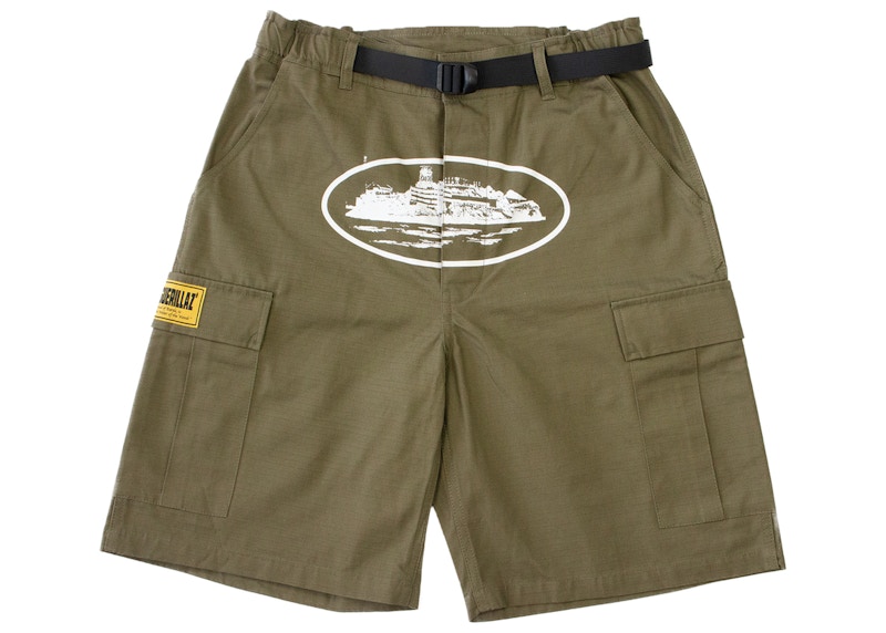 Corteiz arcatraz cargo shorts-