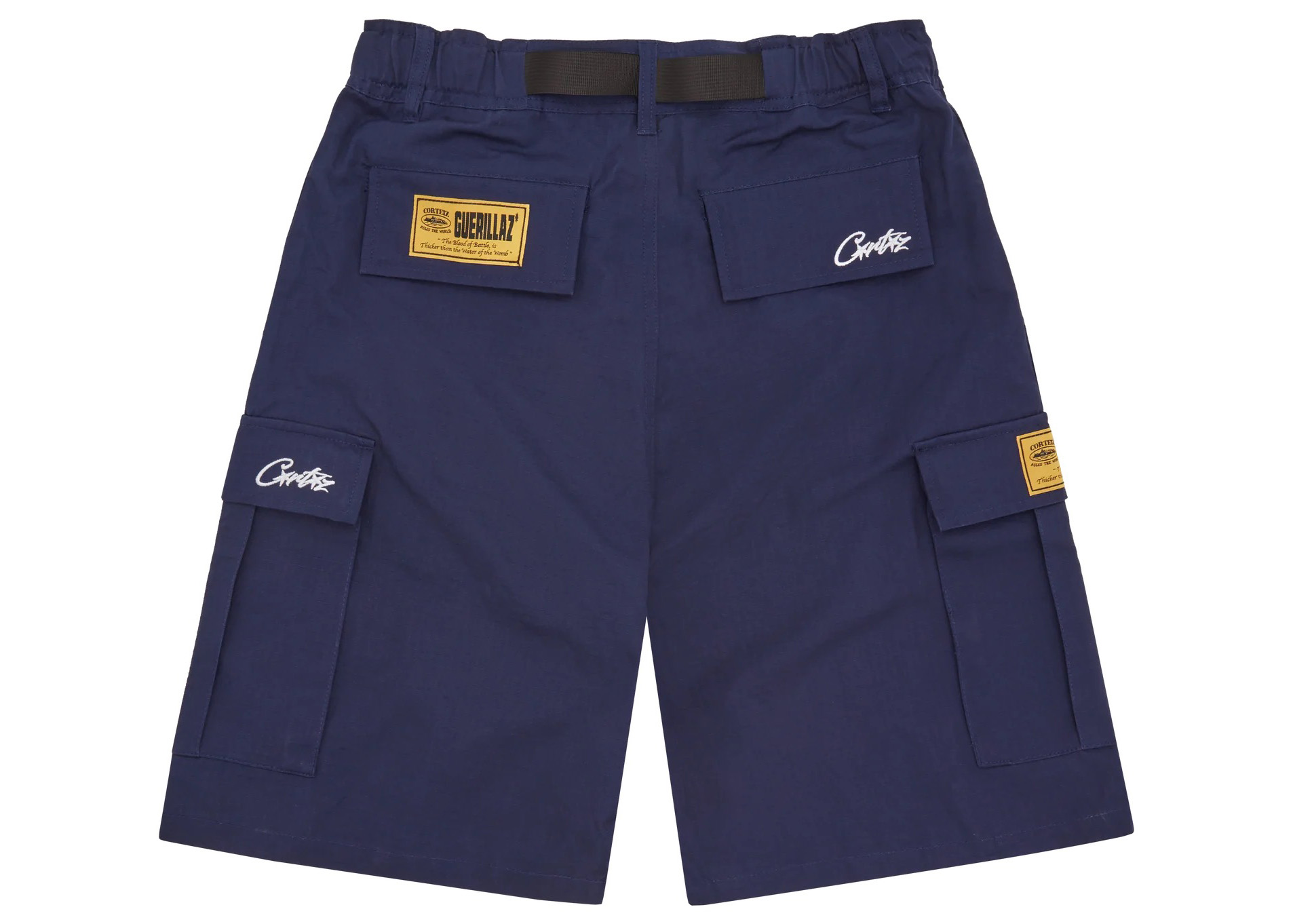 Corteiz Alcatraz Cargo Shorts Navy