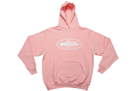 Corteiz Alcatraz Hoodie Baby Pink Men's US