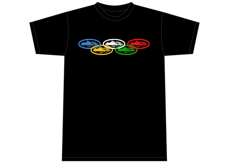 Corteiz Alcatraz Olympic T-shirt Black Men's - SS22 - US