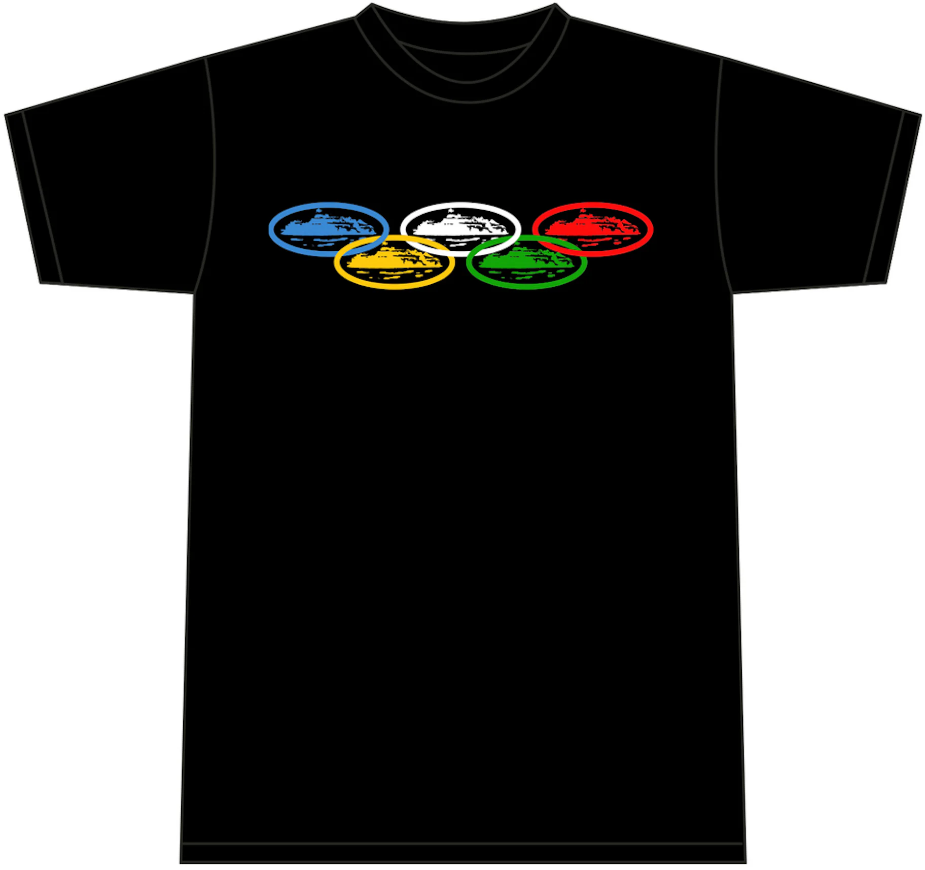 Corteiz Alcatraz Olympic T-shirt Black Men's - SS22 - US