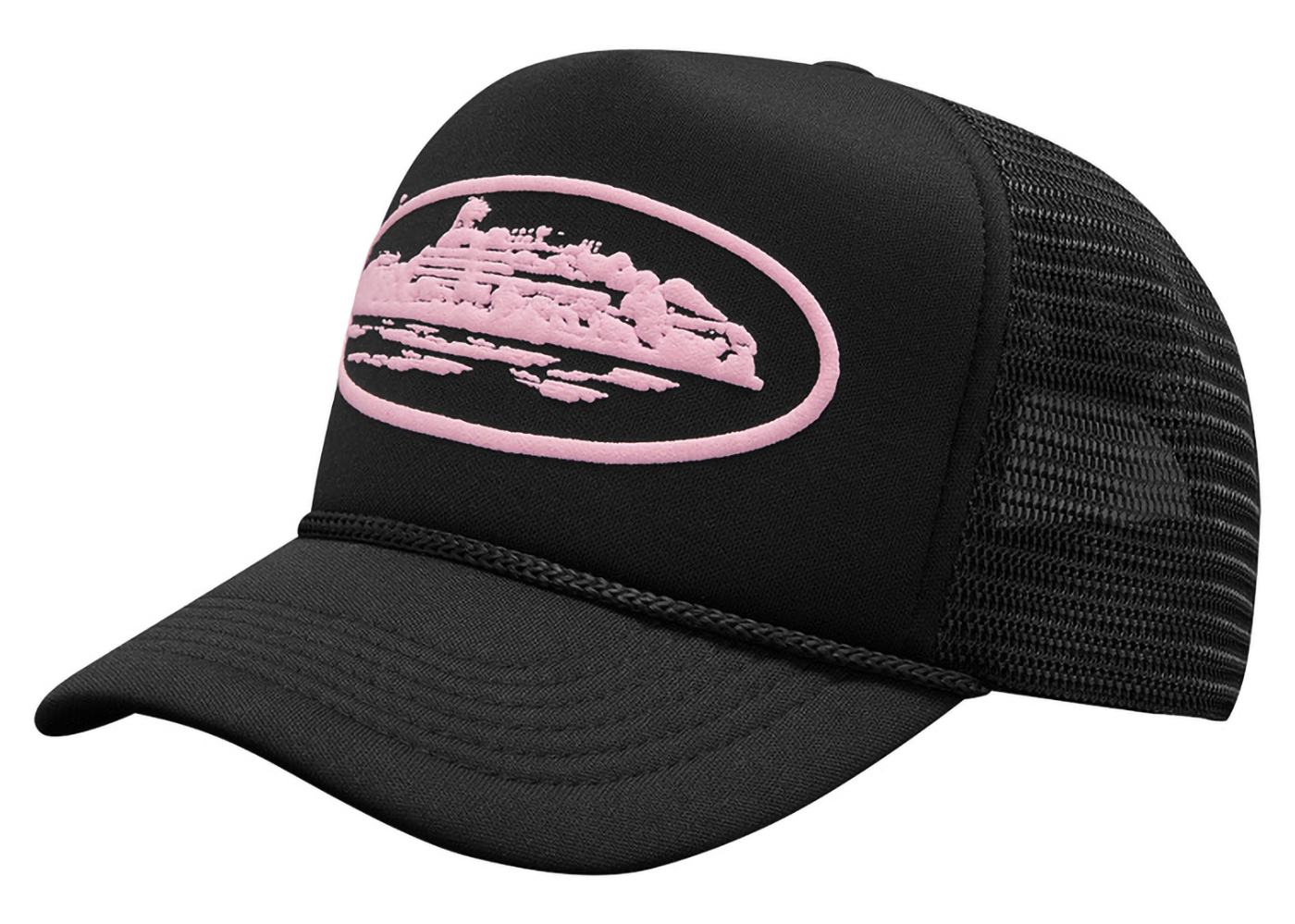 Corteiz Alcatraz Premium Trucker Hat Black/Pink メンズ - SS24 - JP