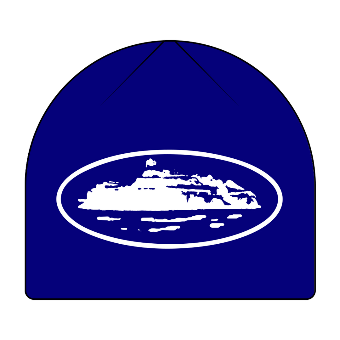 Corteiz Alcatraz Skully Royal Blue