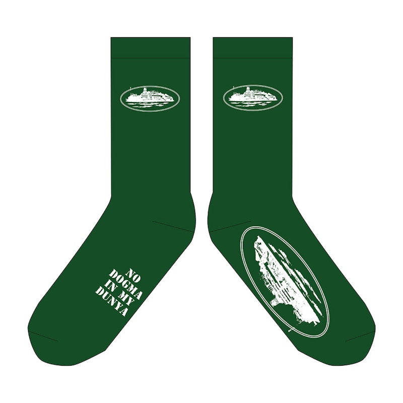 Corteiz Alcatraz Socks Green - SS22 - GB