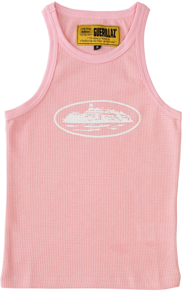 Corteiz Alcatraz Tank Top Baby Pink - SS22 - US