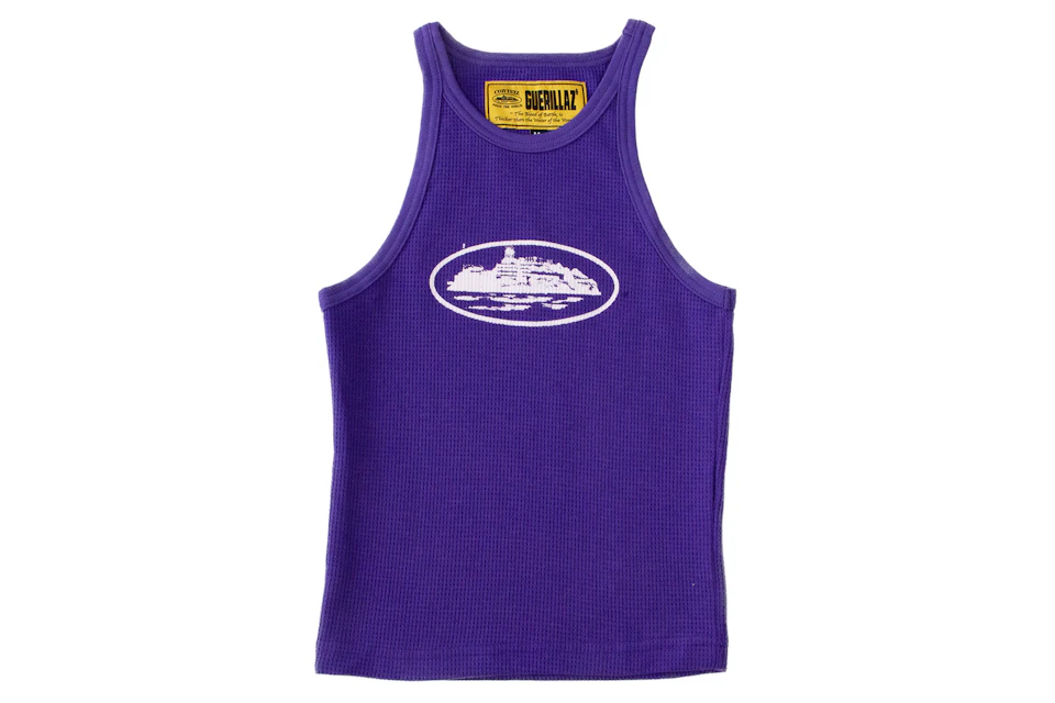 Corteiz Alcatraz Tank Top (Women's) Purple/White
