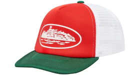 Corteiz Alcatraz Trucker Hat Red/Green