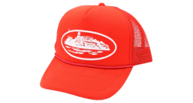 Corteiz Alcatraz Trucker Hat Red