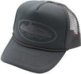 Corteiz Alcatraz Trucker Hat Triple Black