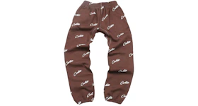 Corteiz All Over Print Joggers Brown