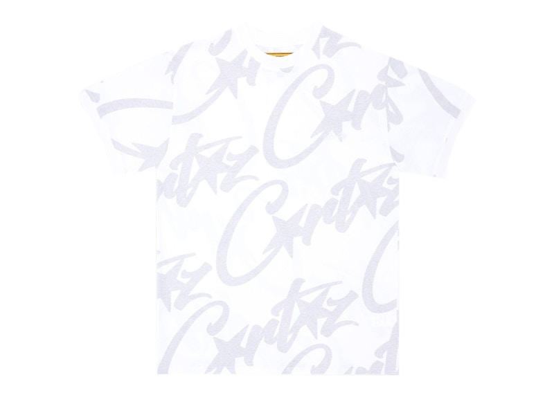 Corteiz Allstarz Allover T-shirt White Men's - FW22 - US Corteiz Allstarz Allover T-shirt White Men's - FW22 - US