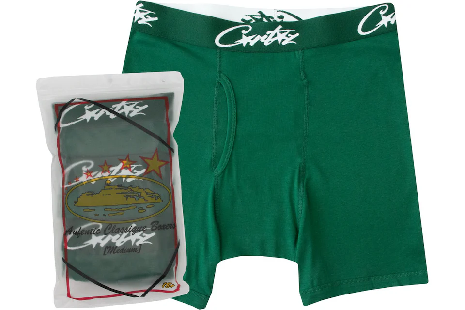 Corteiz Allstarz Boxers (3 Pack) Green
