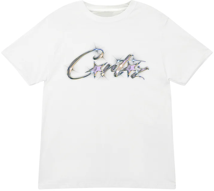 Corteiz Allstarz Chrome T-shirt White Men's - SS23 - US