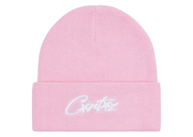 Corteiz Allstarz Folded Beanie Pink Men's - SS24 - US