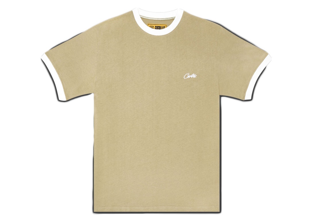 Pre-owned Corteiz Allstarz Ribbed T-shirt Light Khaki