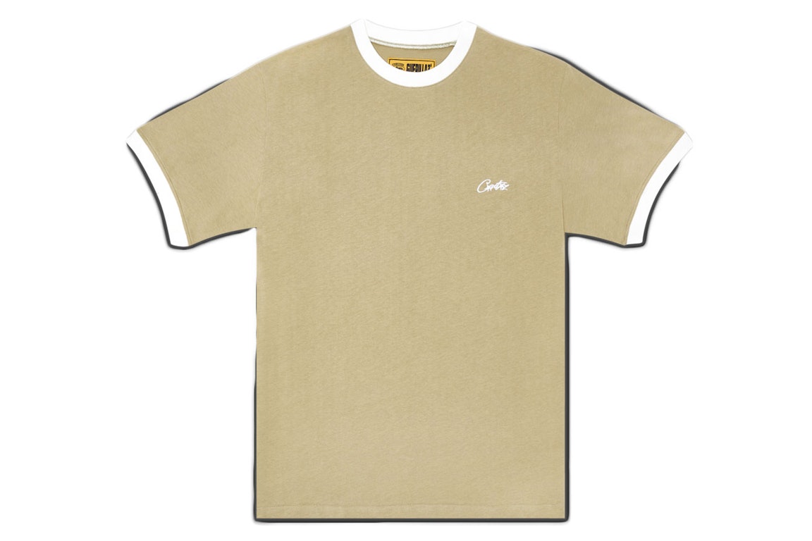 Pre-owned Corteiz Allstarz Ribbed T-shirt Light Khaki