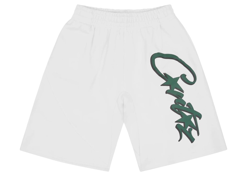 Corteiz Allstarz Shorts White/Green Men's - SS23 - US