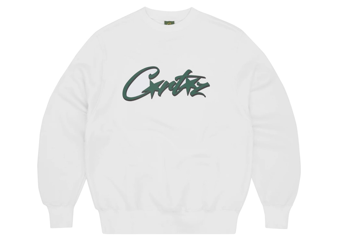 Pre-owned Corteiz Allstarz Sweatshirt White/green
