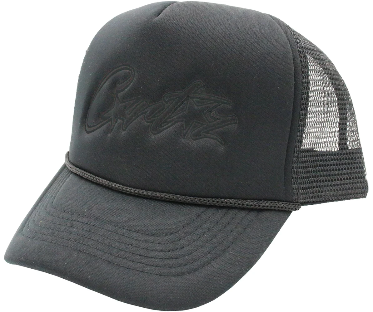 Corteiz Allstarz Trucker Hat Black - US