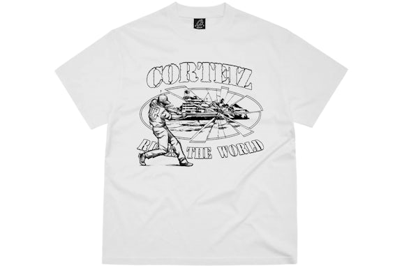 Corteiz Baseball Alcatraz Tee White
