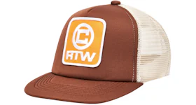 Corteiz Box Trucker Hat Brown