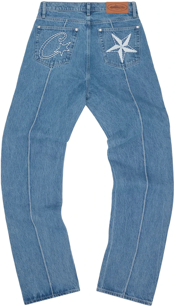 Corteiz C-Star Denim Jeans Blue - US