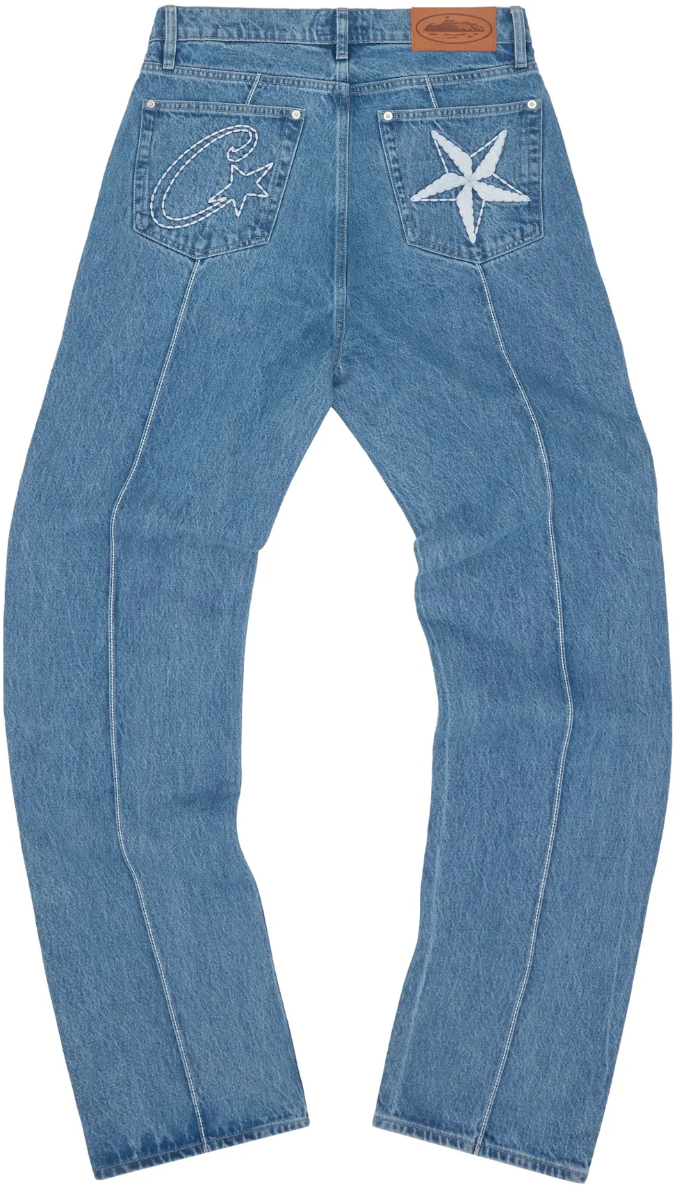 Corteiz C-Star Denim Jeans Blue Men's - SS23 - US