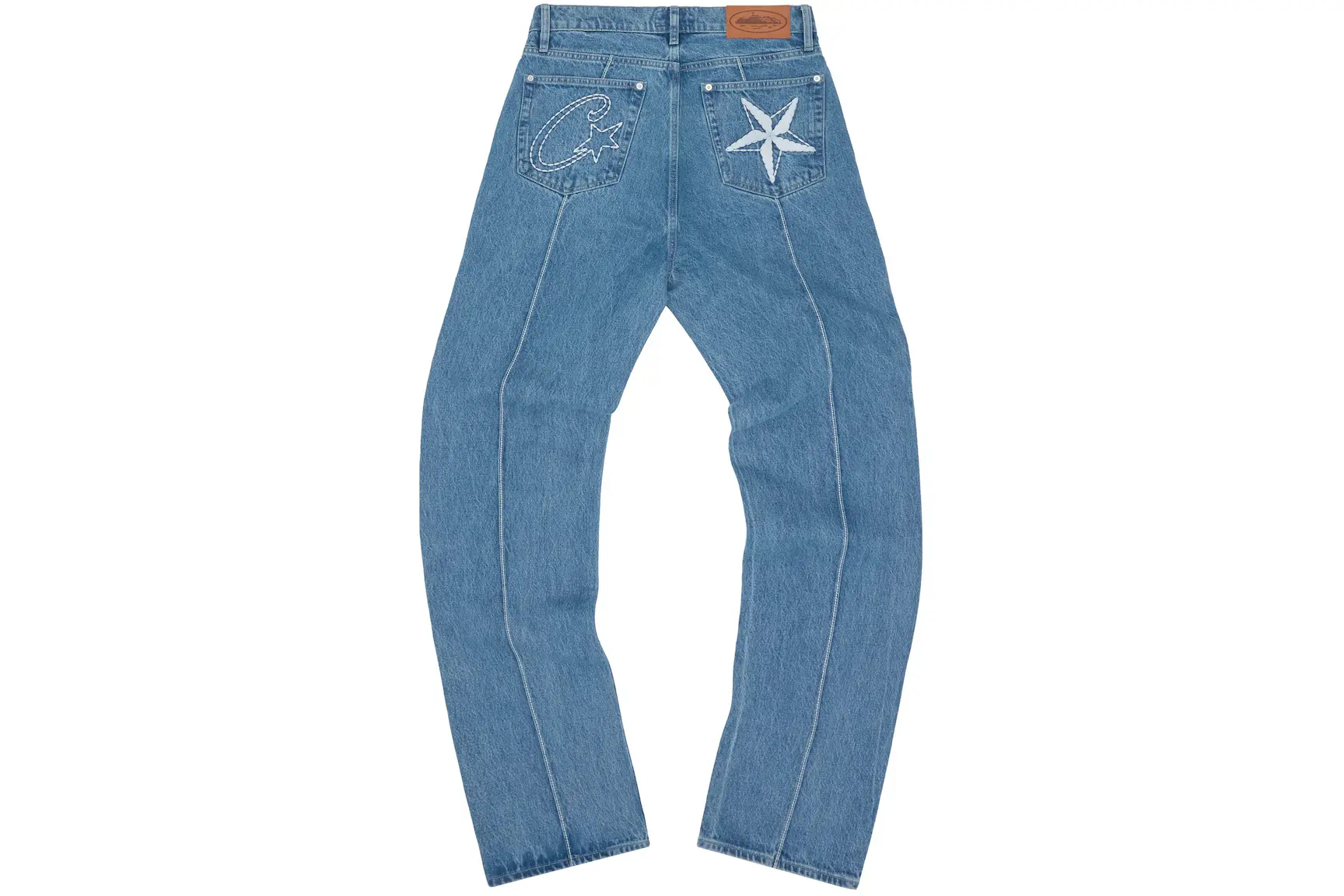 Corteiz C-Star Denim Jeans Blue Men's - SS23 - GB