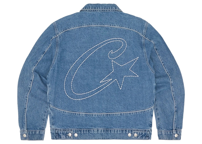 Corteiz C-Star Denim Trucker Jacket Blue