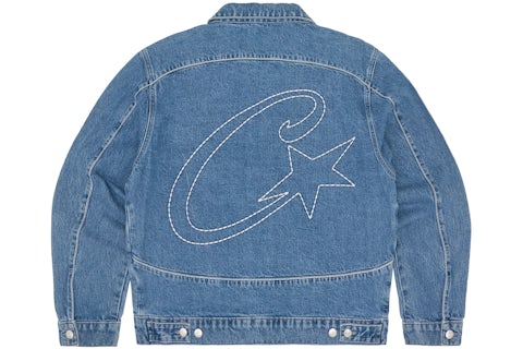 Corteiz C-Star Denim Trucker Jacket Blue Men's SS23 US