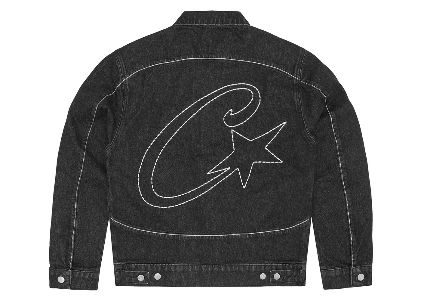 Corteiz C-Star Stitch-Down Denim Jacket Black メンズ - FW23 - JP