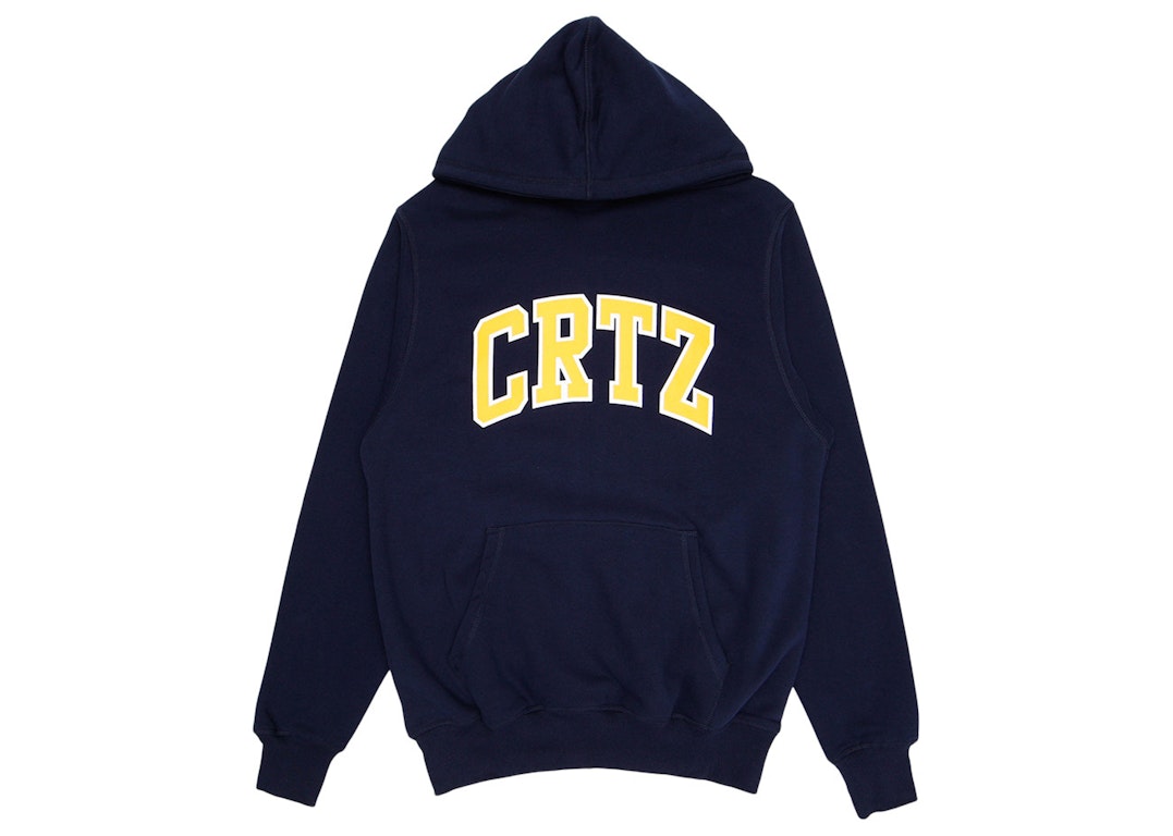 Pre-owned Corteiz Crtz Dropout Hoodie Navy