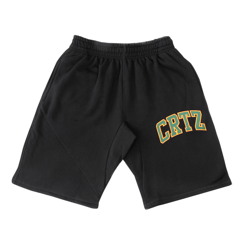 Pre-owned Corteiz Men's  Crtz Dropout Shorts In Black/green In Multi