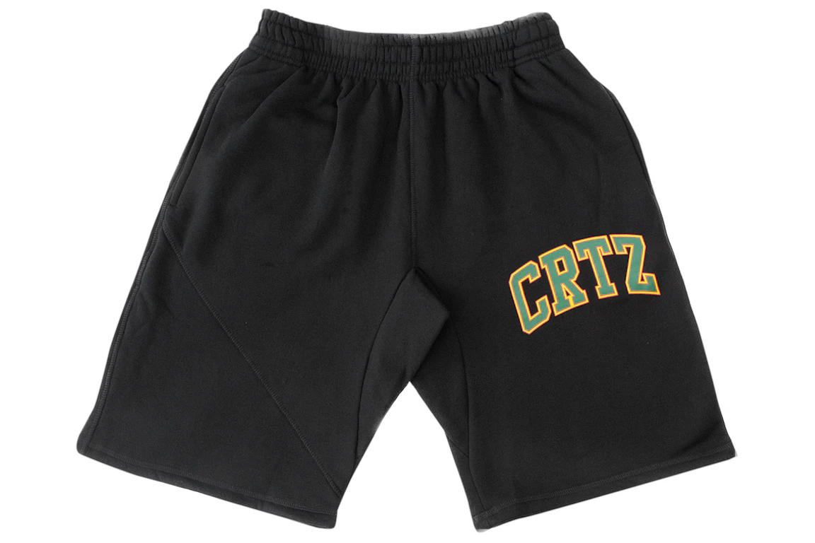 Corteiz Crtz Dropout Shorts Black/Green
