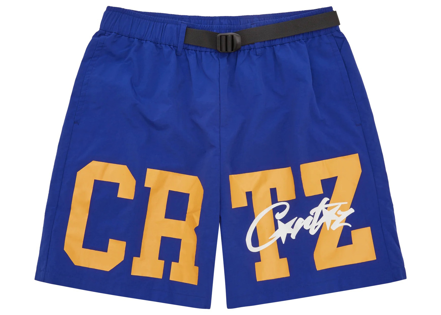 Corteiz Crtz Nylon Shorts Blue Men's - SS23 - GB