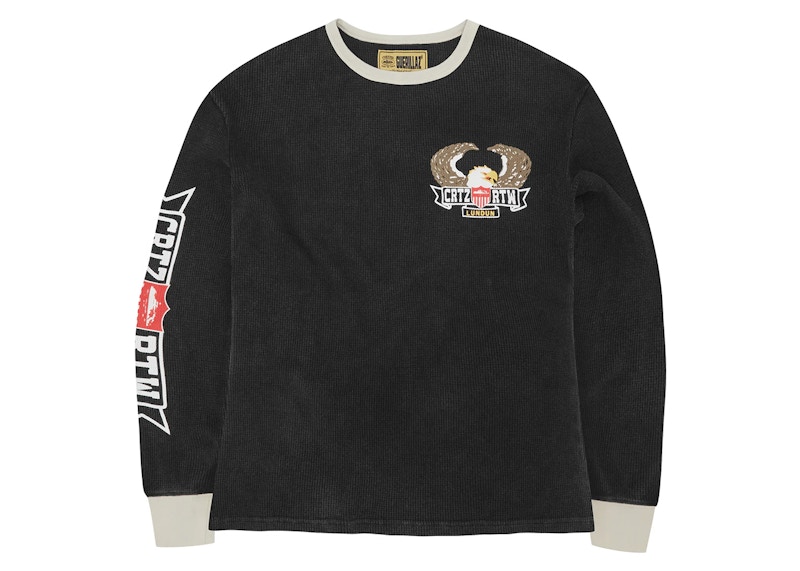 Corteiz Dipset Eagle Waffle Longsleeve Grey Men's - SS23 - US