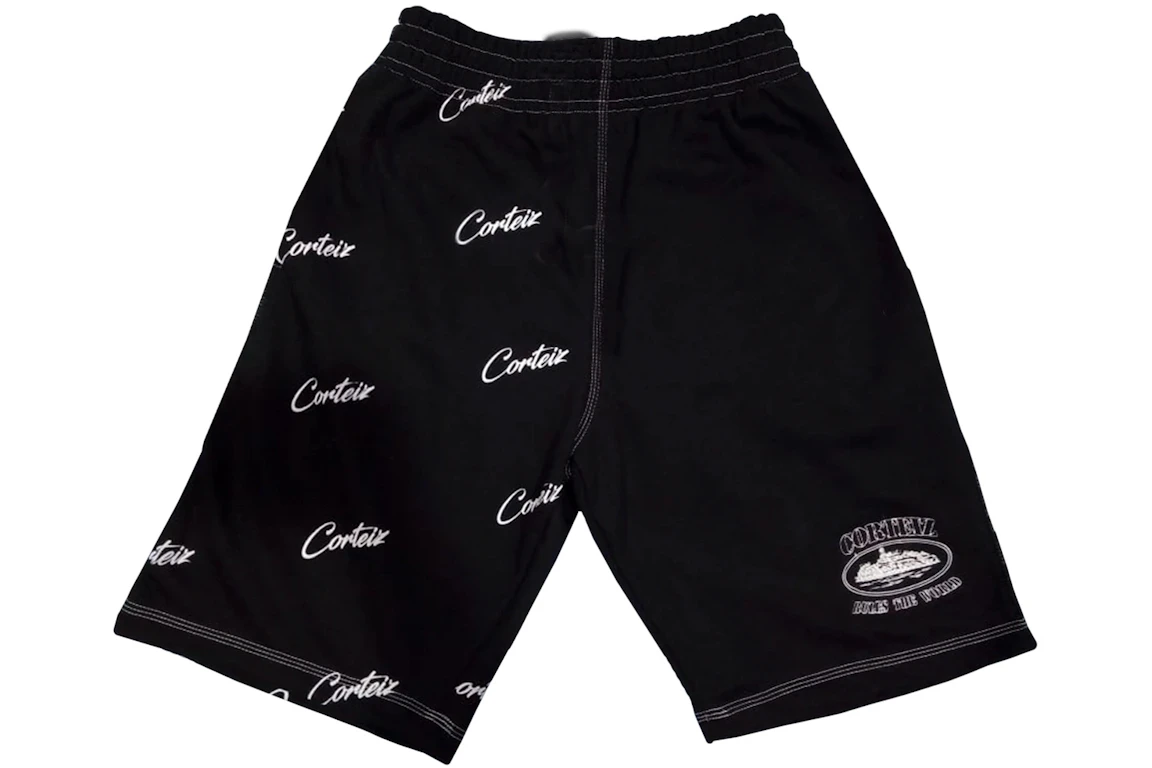 Corteiz Division '20 Shorts Black