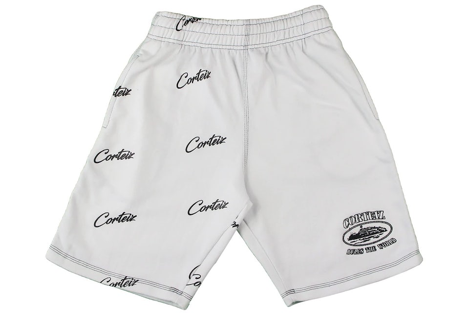 Corteiz Division '20 Shorts White Hombre - US