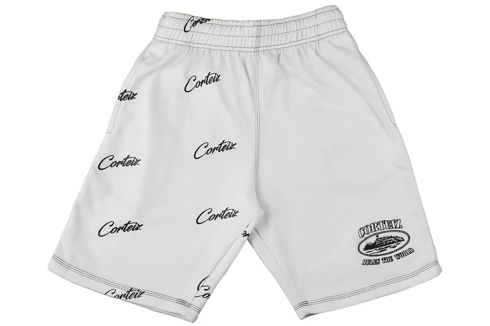 Corteiz Division '20 Shorts White