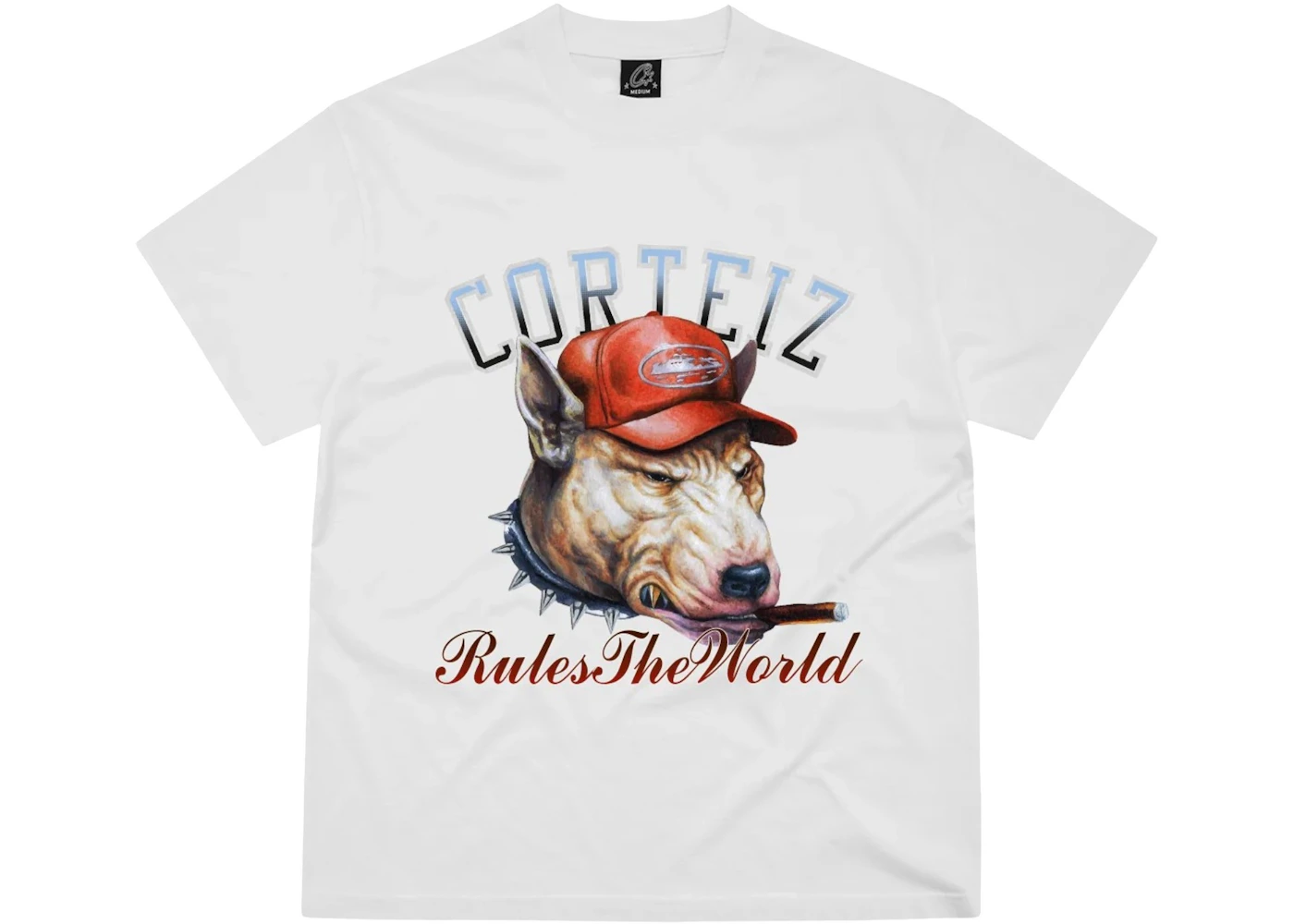 Corteiz Dog Pound Tee White Men's FW25 US