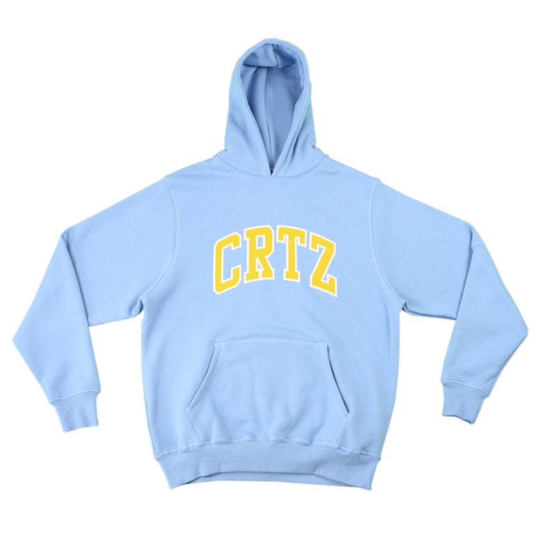 Pre-owned Corteiz Dropout Hoodie Baby Blue