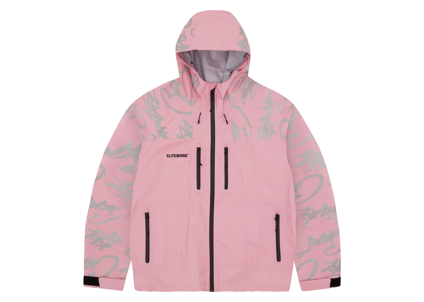 Corteiz Elitework Waterproof Shell Jacket Pink