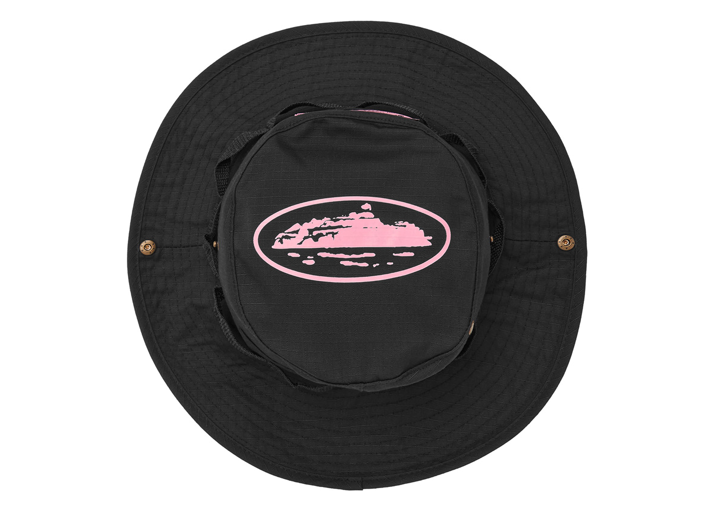 Corteiz Guerillaz Bucket Hat Black/Pink Men's - SS24 - GB