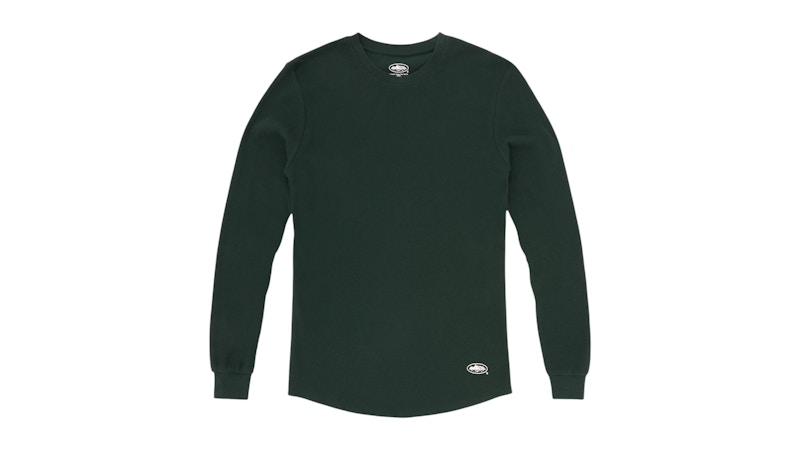 Corteiz Guerillaz Thermal L/S Tee Forest Green Men's - SS26 - US