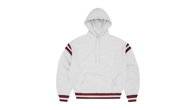 Corteiz HMP Stripe Rib Hoodie Light Heather